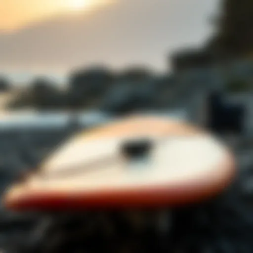 Surfboard ready for travel