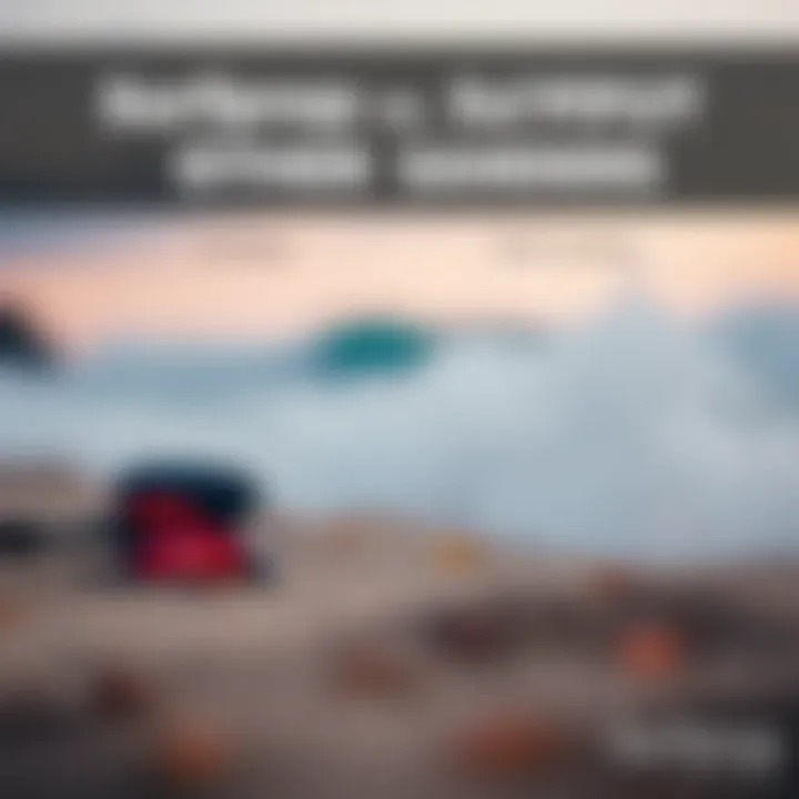 Infographic comparing Surfprep electric sander with other sanding tools available on the market