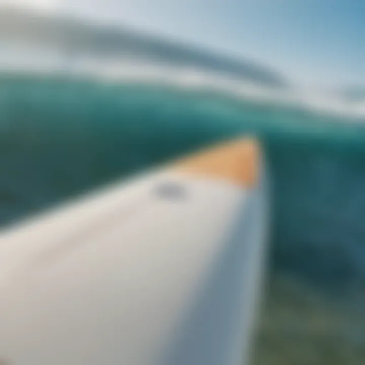 Close-up of high-quality materials used in surfboard racks