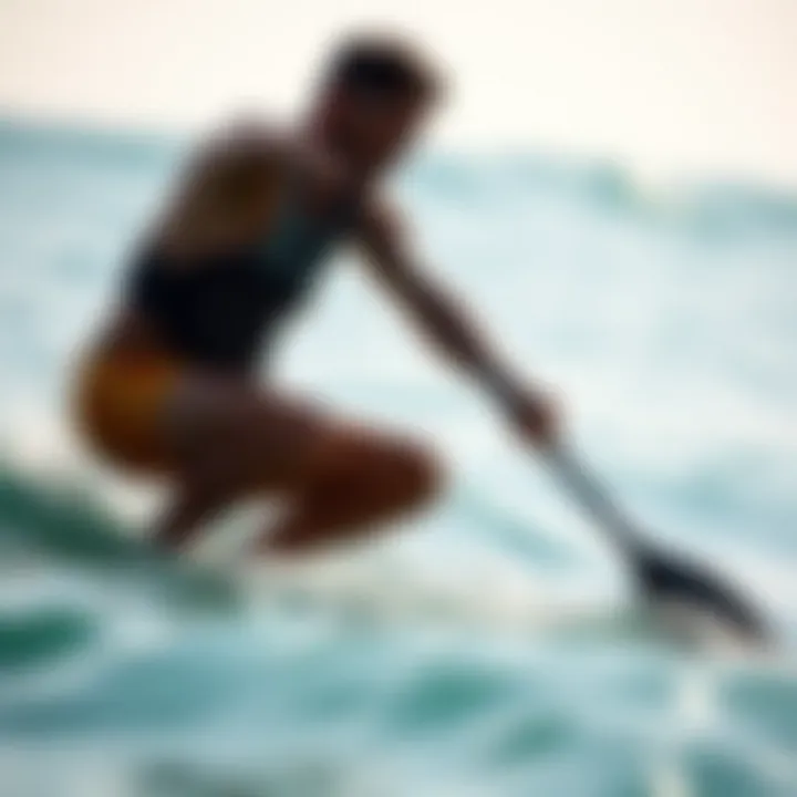 Mastering Paddle Techniques Paddler demonstrating proper paddle technique