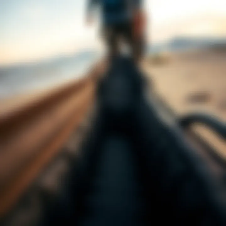 Interior Padding of ProLite Surfboard Bag A detailed look at the interior padding of a ProLite surfboard bag