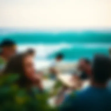 Community Engagement in Surfboard Sustainability Community engagement event focused on surfboard sustainability practices.