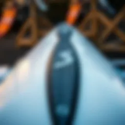 Overview of Sector 9 Chamber Vortex surfboard showcasing its sleek design.