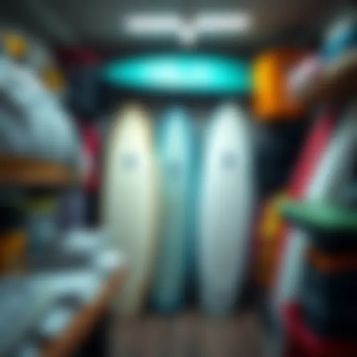 Optimal Surfboard Storage Techniques A well-organized storage area for surfboards