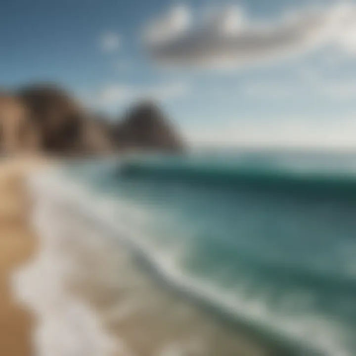 Panoramic view of a Cabo San Lucas surf spot