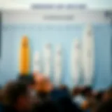 Surfboard length chart showcasing various dimensions