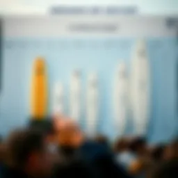 Surfboard length chart showcasing various dimensions