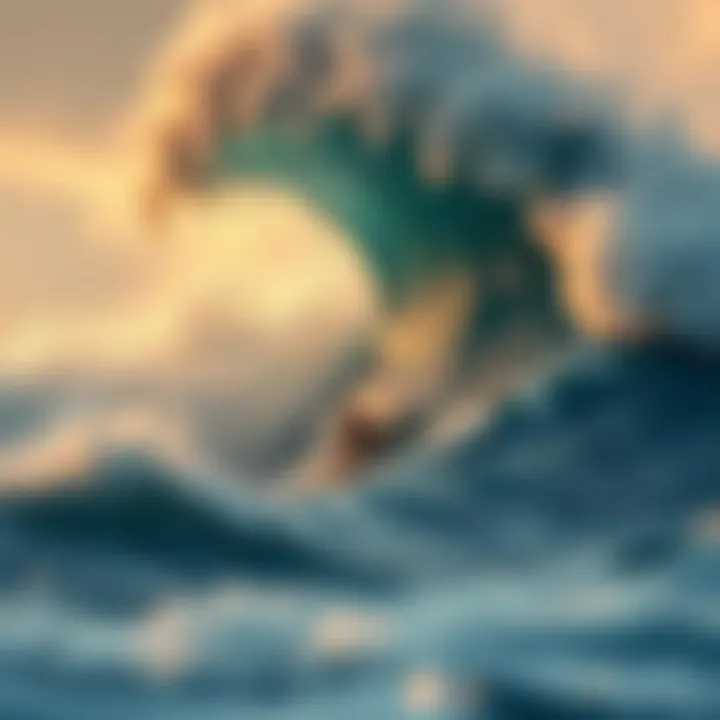 Surfer's journey and experiences on the waves