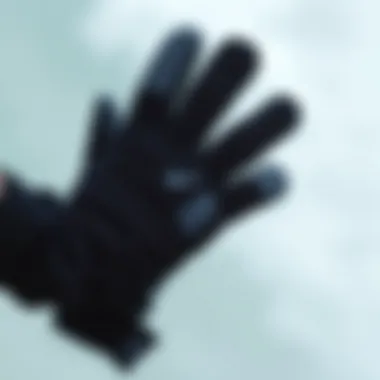 Surfing Gloves for Cold Water Conditions A pair of gloves designed for surfing in cold waters