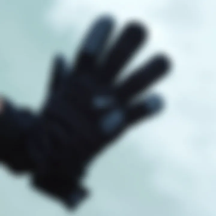 Surfing Gloves for Cold Water Conditions A pair of gloves designed for surfing in cold waters