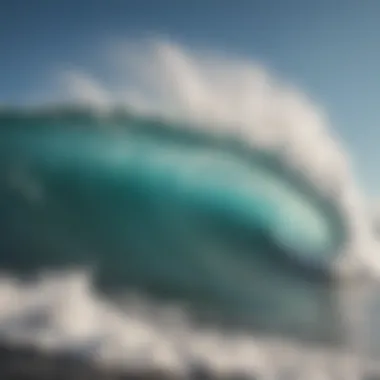 Majestic Wave Crashing A stunning wave crashing against the pristine shores of the Big Island.