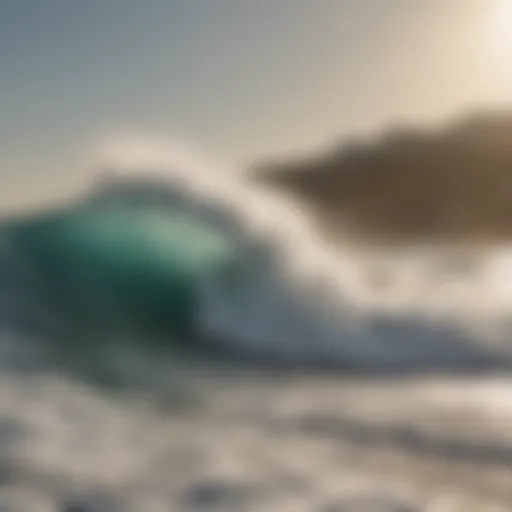 Epic waves crashing at Ericeira's coastline