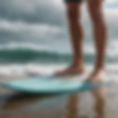 Innovations in Surfboard Grip Technology Visual representation of different grip technologies in surfing