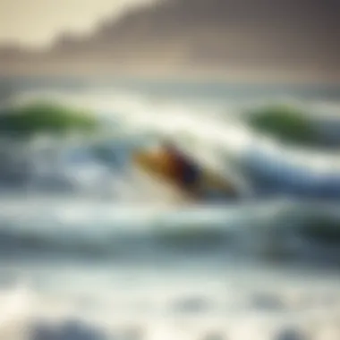 Surfers Enjoying Waves Surfers enjoying waves at a stunning beach