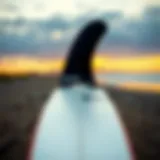 Modern surfboard fin design showcasing innovative shapes