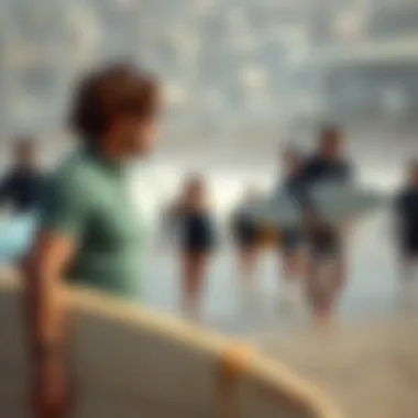 The Vibrant Surf Community at The Wedge Local surf community engaging at the beach