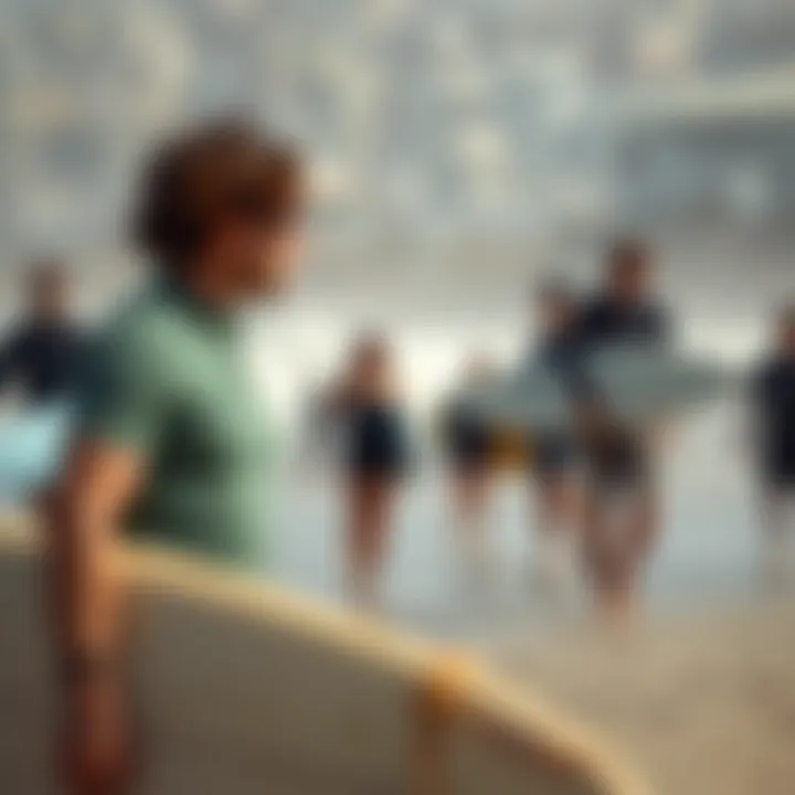 The Vibrant Surf Community at The Wedge Local surf community engaging at the beach