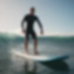 Thule Express surf straps in action on a surfboard