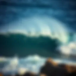 Dynamic ocean swell patterns