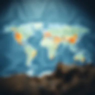 Global Ocean Salinity Map Map highlighting regions of high and low ocean salinity