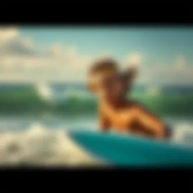 Classic Surfing Lifestyle Photography Vintage surf photography showcasing surfer lifestyle