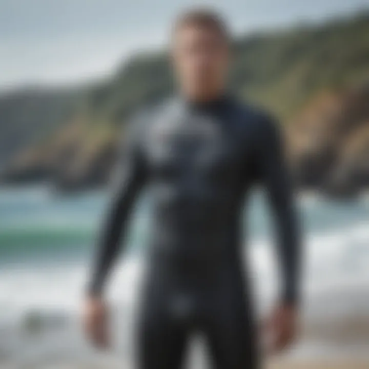 Measurement guide for wetsuit fitting