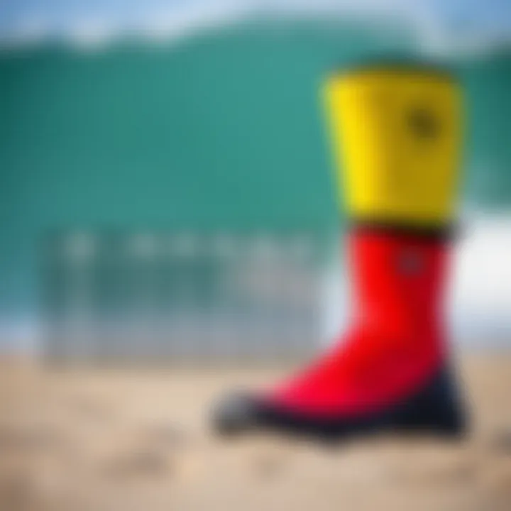 Sizing Options for Wetsuit Boots and Gloves Visual comparison of different sizing charts for wetsuit footwear