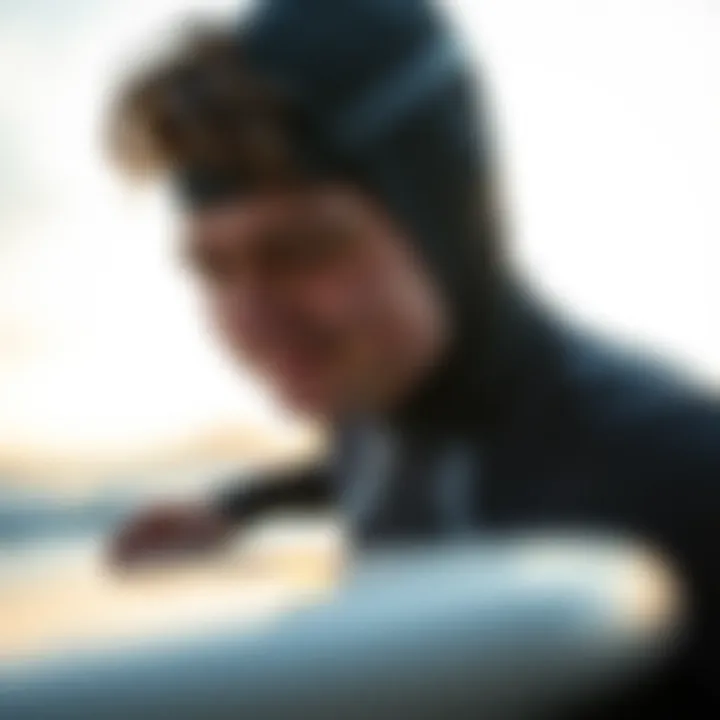 Techniques for Maintaining Wetsuit Gear Surfer evaluating gear maintenance techniques for wetsuit accessories